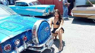 Anaheim Old School Bombs Lowrider Carshow at Renegade [upl. by Munn77]