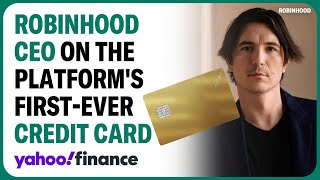 Robinhood CEO on new credit card Were against additional fees [upl. by Eecyaj]