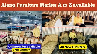 Alang Furniture market biggest Ships Original Sofa Revolving Chair WoodenGlassTipoiShetiTable [upl. by Eelirak303]