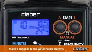 Claber Dual Select Water Timer Guide [upl. by Einavoj]