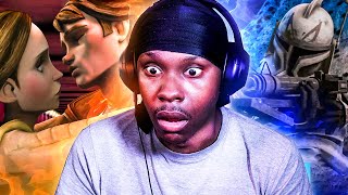 FIRST TIME WATCHING STAR WARS  THE CLONE WARS EPISODE S1 45 REACTION [upl. by Covell959]