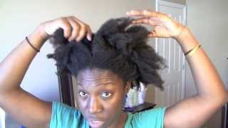 Super Easy Detangling Routine for 4c Hair [upl. by Attezi]