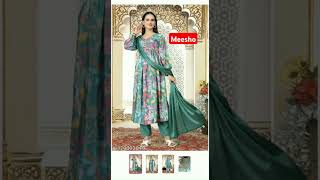 ambarella set meesho ambarellaset anarkali onlineshopping fashion ytshorts [upl. by Oberon]