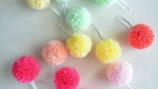 How to Make Pom Pom Paperclips [upl. by Philina223]