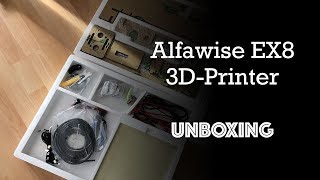 Alfawise EX8 3DPrinter  Unboxing [upl. by Artenak]