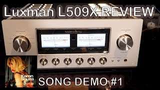 Luxman L509X Integrated HiFi Amplifier Review Song Demo  Chord Qutest KEF Reference JPlay [upl. by Latsyrc]