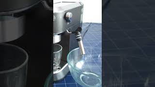 Delonghi Dedica Descaling in progress [upl. by Enomar]