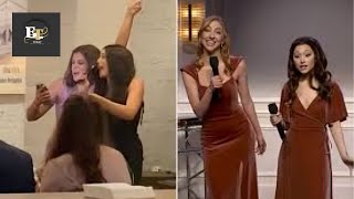 See Bridesmaids Perform Their Own Espresso Parody Before Ariana Grandes SNL Sketch We Did It [upl. by Shoemaker190]