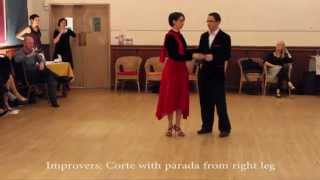 Tango directions » Corte and changes of direction  16092015 [upl. by Reggi]