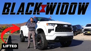 New Chevy Silverado Black Widow Is This Lifted Chevy Worth It [upl. by Nanek]