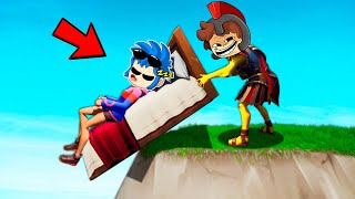 COMO TROLLEAR A TUS AMIGOS EN FORTNITE 😂 BATALLA DE BASES SECRETAS 😱 LOS COMPAS [upl. by Natascha]