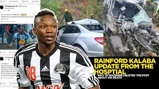 RAINFORD KALABA UPDATE FROM THE HOSPTIAL  Why TP Mazembe deleted the post about his death [upl. by Ravilob]