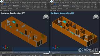 GstarCAD 2025  Aceleração de hardware [upl. by Einnalem]