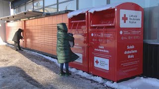 Daugėja Raudonojo kryžiaus konteinerių tekstilei atsakė kokie drabužiai ir avalynė tinkami [upl. by Earased649]