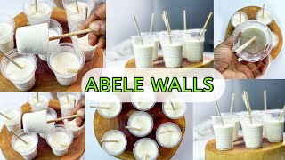 CREAMY ABELE WALLS WITH THREE INGREDIENTS ONLY [upl. by Kumar981]