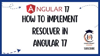 How to implement Resolver in Angular 17  Angular Resolver  Route Resolver  Angular 17 [upl. by Ayamat]