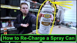 Rustoleum spray can wont spray This MAY Fix It [upl. by Kahl36]