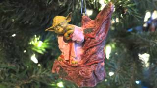 2011 Hallmark Jedi Master Yoda Ornament [upl. by Enattirb]