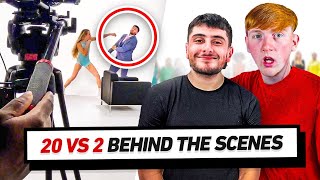 SIDEMEN 20 vs 2 Behind the scenes [upl. by Karia688]