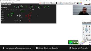 MABA VESTIBULARES  FUVEST  2024  NÚMEROS PRIMOS  Com prof Cristiano Andrade [upl. by Unni]