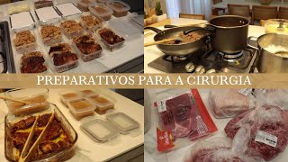 ADIANTANDO COISAS PARA A CIRURGIA  cozinhei feijão fiz marmitas escondidinho e porcionei carnes [upl. by Areema382]