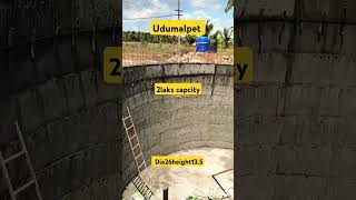 sump watertank ringthotti roundtype concrete agriculturetank construction reels trending [upl. by Refotsirhc]