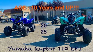 2025 Yamaha Raptor 110 EFI  Things to Know yamaha raptor atv [upl. by Oiramed]