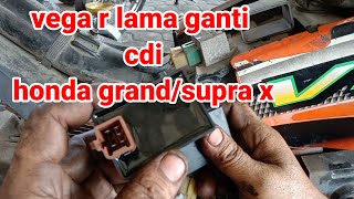 tutorial Yamaha Vega r lama ganti CDI Honda Supra xgrand [upl. by Eelarbed580]