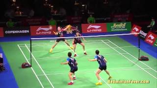 Badminton Highlights  2014 World Championships  MD Finals [upl. by Hasheem]