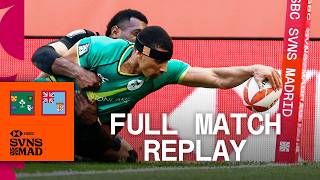 Last Minute DRAMA  Ireland v Fiji  HSBC SVNS Madrid  Full Match Replay [upl. by Jolie]