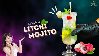 Best Litchi Mojito Recipe  Easy Summer Cocktail recipes you can make at home [upl. by Iain927]