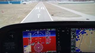 Xplane 12 SR22 landing at Skypark SLC [upl. by Nylarej]