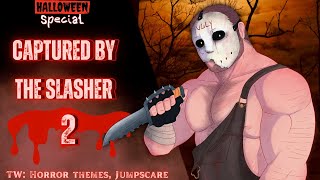 M4A Captured by the Slayer part 2  Horror ASMR roleplay  slasher x listener Slayer Halloween [upl. by Andre]