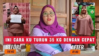 TURUN 36 KG DENGAN CEPAT INI YANG DIA LAKUKAN ‼️ [upl. by Kaspar]