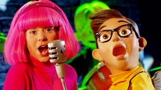 Lazy Town Full Episode Purple Panther Song The World Goes Round and Round  Lazy Town Songs [upl. by Ayk789]