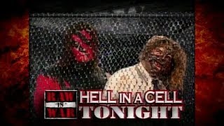 Kane w The Undertaker vs Mankind Hell in a Cell Match 82498 12 [upl. by Lokcin]