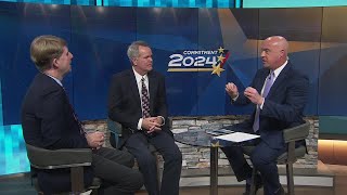 WXII 12s Kenny Beck and Bill ONeil speak with WFUs John Dinan on the outlook of North Carolina [upl. by Sokil]