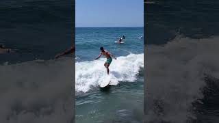 Sept 7 2024 Tourmaline Surfer get hit by loose Wavestorm while on his board riding [upl. by Cila435]