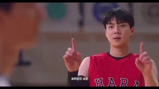 Sehun Go Yoo first basketball match🏀 ep 1 All that We Loved 🔥 sehun kdrama kpop kai [upl. by Adimra]