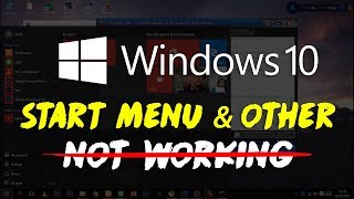 SOLVED How To Fix Start Button Windows 10 Not Working [upl. by Aleron]