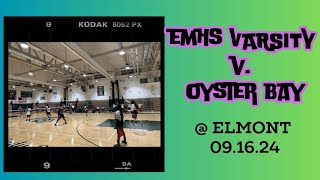 EMHS Varsity L v Oyster Bay 091624 [upl. by Zobias960]