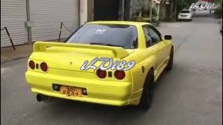 NISSAN GTR R32R33 SOUND ANTI LAG [upl. by Hashum]