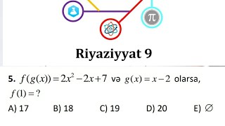 Respublika Fənn Olimpiadaları RayonŞəhər Mərhələsi 20192020 olimpiada riyaziyyat 9cusinif [upl. by Dode923]