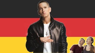 Stars sprechen DEUTSCH English Subtitles Eminem Ariana Grande Hugh Jackman [upl. by Farmann]