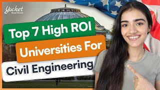 7 Best Universities For Civil Engineering In USA  MS in US in Civil Engineering  Masters in USA [upl. by Karil675]