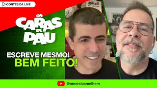 ESCREVE MESMO BEM FEITO CORTE 6 DA LIVE COM LEANDRO HASSUM E EQUIPE [upl. by Atiuqihc]