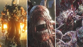 All Nemesis Mutations amp Transformations  Resident Evil 3 Remake 2020 [upl. by Eoj]