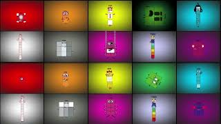 Phobia Takes on Original in the ULTIMATE Numberblocks Band 100010000 Showdown [upl. by Lati]