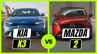 Kia K3 vs Mazda 2  ¿Qué sedán DEBES COMPRAR [upl. by Eyaf]