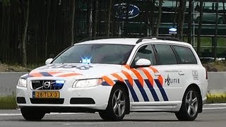 Verkeerspolitie 2058 met spoed naar reanimatie in Ouddorp [upl. by Esinaj593]